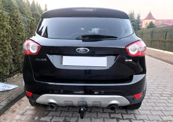 Ford Kuga cena 36900 przebieg: 204800, rok produkcji 2009 z Świdwin małe 781